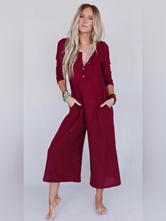 Three Bird Nest Pants - NWT- Three Bird Nest “Simply Comfort” Boho Jumpsuit